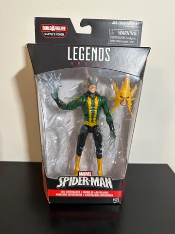Marvel Legends, ELECTRO- Collectable Figure DOES NOT INCLUDE VENOM ACCESSORY Cover