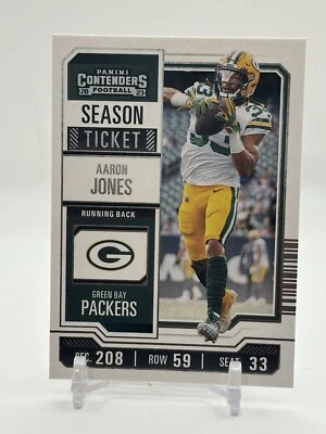 Aaron Jones 2023 Panini Contenders Season Ticket Retail Green Bay Packers - Image 1 of 3