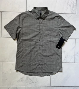 Lululemon Grid Light Hemd Herren XL Knopfleiste reflektierend sportlich kurzarm - Bild 1 von 17