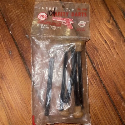 Vintage Safety Darts Rubber Tip Ohio Art Dart Guns No. 559 NIP New - Image 1 of 4