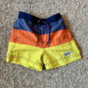 Carter’s Swim Trunks Toddler Size 24 Months Multicolor Shorts Drawstring - Picture 1 of 4