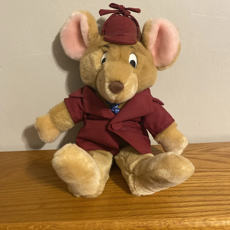 Vintage 1986 Disney Basil Plush The Great Mouse Detective 15" Caltoy - Imagem 1 de 4