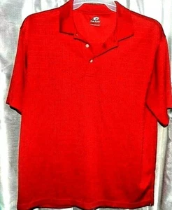 Top Flite Mens Golf Polo Shirt Red Size Large - Picture 1 of 5