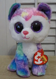 Ty Beanie Boos - IZABELLA the Dog 6" Plush Tie Dye Claire's Exclusive w/ Tag - Picture 1 of 11