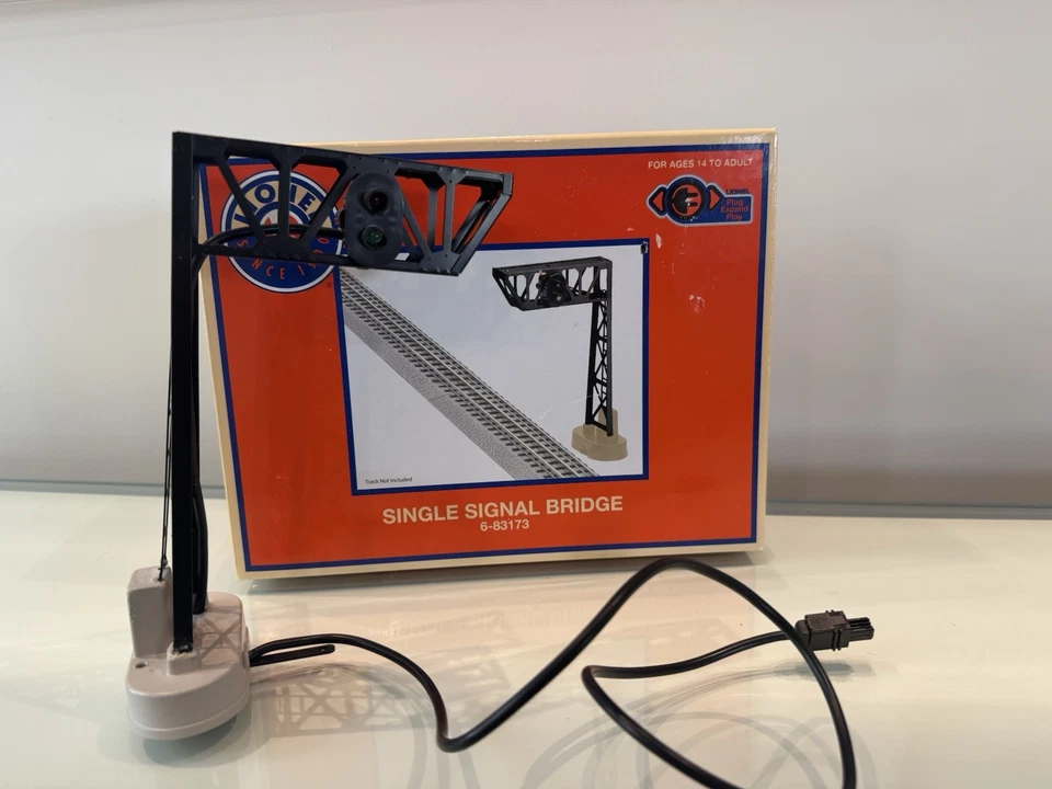 O-Gauge - Lionel - Plug-Expand-Play мост с одним сигналом - A - Изображение 1 из 4