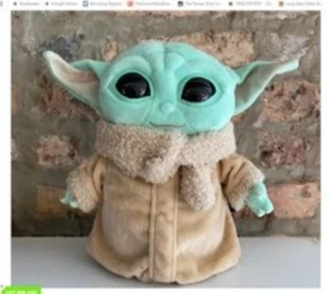 Mattel Baby Yoda Grogu Plush – Star Wars Mandalorian – Official Disney Collectib - Picture 1 of 8