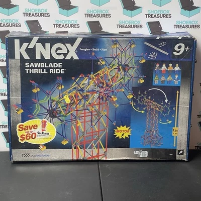 NEW KNEX Sawblade Thrill Ride 1555pcs With Motor Never Opened - Image 1 of 2