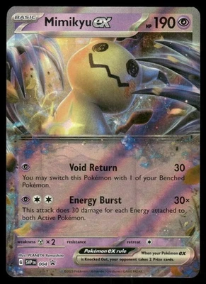 Pokemon Tcg Mimikyu ex 004 Sv: Scarlet & Violet Promo Cards Holo NM - Image 1 of 2
