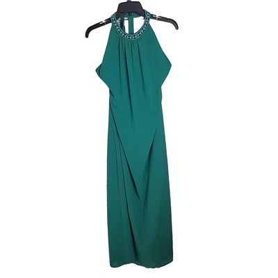 Maxi Vestido Para Mujer Maurices Verde Espalda Abierta Sin Mangas Formal Noche Talla Grande Foto 1 de 4