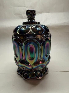 Moon and Star LE Smith Levy Amethyst Carnival Covered Sugar RARE Rarität - Bild 1 von 5