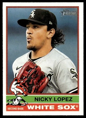 2025 Topps Heritage Nicky Lopez Chicago White Sox #371 - Image 1 of 2