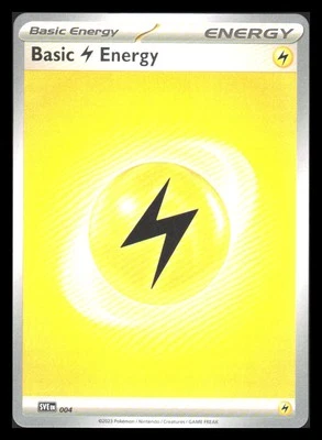 SV01: Scarlet & Violet Base Set #004 Basic Lightning Energy Pokémon Card - Image 1 of 2