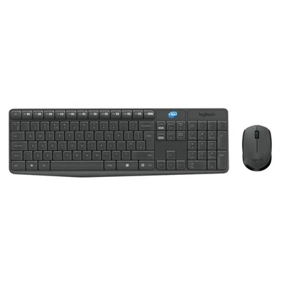 Logitech MK235 Kit Mouse And Keyboard Wireless Wifi Layout Italian Refurbished - Image 1 of 4
