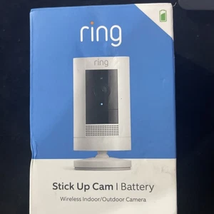 Ring Stick Up Cam Battery Wireless Indoor/Outdoor - White - Picture 1 of 4