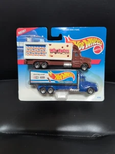 Hot Wheels 1996 Haulers Hot Wheels Team Racing Dunlop Bundle Of 2 - Picture 1 of 2