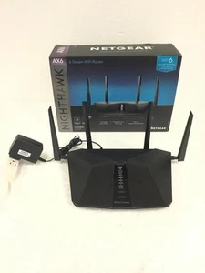 Netgear Nigthawk RAX50-100NAS 1000 Mbps Stream Wifi Router 4 Ports w/ 4 Antennas - Picture 1 of 12
