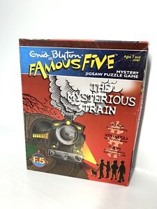 Famous Five The Mysterious Train 250 Piece Mystery Puzzle Complete Enid Blyton