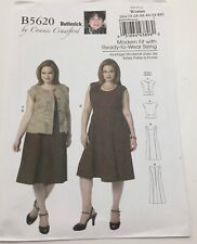 Butterick 5620 Size 1X-6X Fitted Dress Jacket Connie Crawford CUT TO SIZE 6X