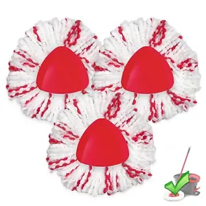 Mop Head Replacement 3 Pack Spin Mop Replace Heads Compatible With Easywring 1ta - Picture 1 of 6