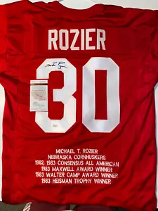 Mike Rozier Signed Nebraska Cornhuskers Jersey (JSA COA) Houston Oilers RB - Picture 1 of 5