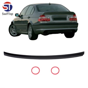 Sport Heckspoiler Lippe Schwarz Glanz  Passend Für BMW 3er E46 Limo 98-05 No ABE - Bild 1 von 12