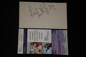 DARRYL STINGLEY SIGNED AUTOGRAPHED INDEX CARD PATRIOTS JSA CERTIFIED - Picture 1 of 1