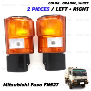 For Mitsubishi Fuso FN527 1985 '89 Pair Front Corner Combination Lamp Light - Picture 1 of 10