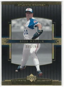 2002 UD Ultimate Collection GREG MADDUX # 205/799 Atlanta Braves - Picture 1 of 2