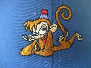 Disney's Aladdin Abu Hat Youth Kids 7-10 M/L Blue NEW Baseball Cap Monkey  #2 - Picture 1 of 5