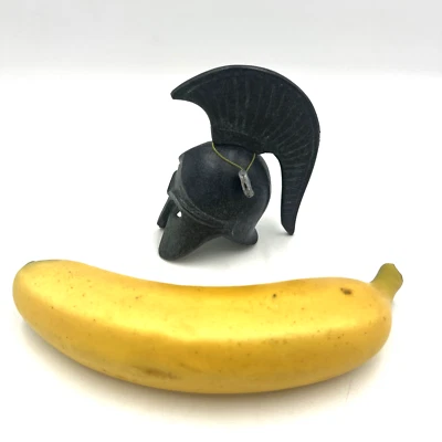 Casco Corintio Antiguo Griego Bronce Museo Verdigris Réplica 5" Miniatura NUEVO Foto 1 de 4