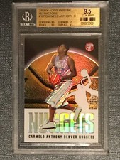 2003-04 CARMELO ANTHONY Topps Pristine Refractor Rookie #107 BGS 9.5   Ser#/1999