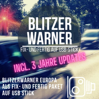 Blitzerwarner Paket passend für Mercedes MBUX auf USB-C Stick mit 3J Updates - Bild 1 von 2