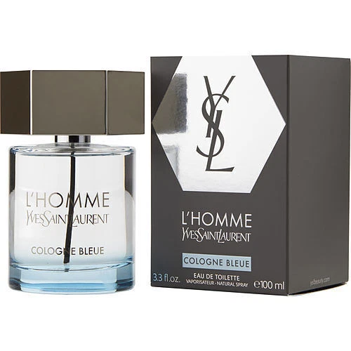Yves Saint Laurent Lhomme Cologne Bleue 3.4oz Men's Eau de Toilette
