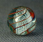 NM+ 11/16 .69 German Handmade Latticino Core Swirl- Killer Antique Old Marble