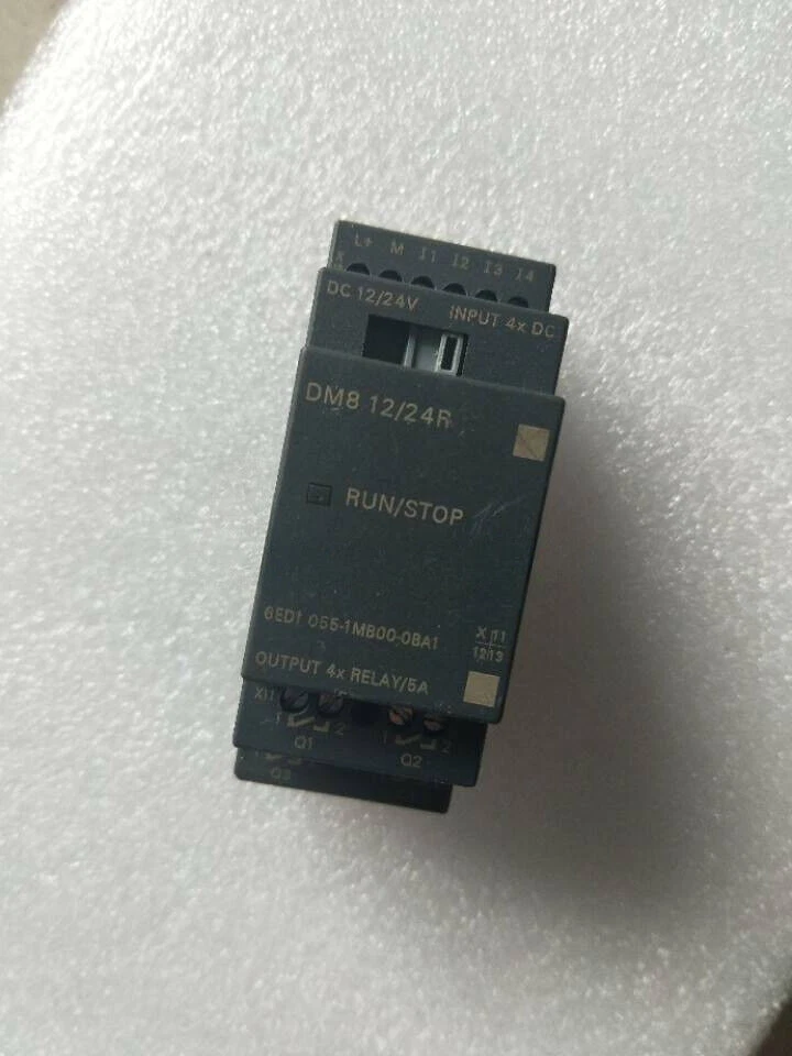 1pcs Used SIEMENS LOGO Expansion Module DM8 12/24 6ED1 055-1MB00-0BA1 - Image 1 of 1