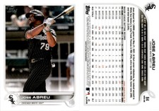 Jose Abreu 2022 Topps Baseball Card 84  Chicago White Sox