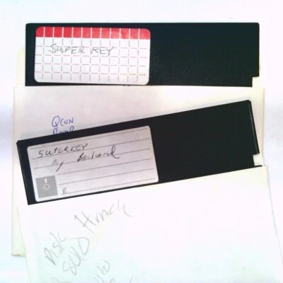 ✅  Borland SuperKey~2 ea. 5.25 Disks~Software - Image 1 of 3