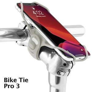 【Hueso】Montaje para teléfono de bicicleta,Soporte universal para teléfono de bicicleta para potencia,Bike Tie Pro 3 gris - Imagen 1 de 7