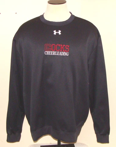 Under Armour Sweatshirt  South Carolina Size XXL (Cocks Cheerleading Lettering) Cover