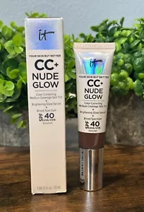 IT Cosmetics CC+ Nude Glow Skin Tint SPF 40 - 1.08 fl oz - Deep Mocha - Picture 1 of 4