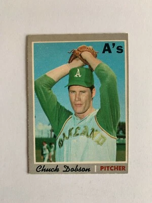 1970 O-Pee-Chee #331 Chuck Dobson - Oakland Athletics - Image 1 of 2