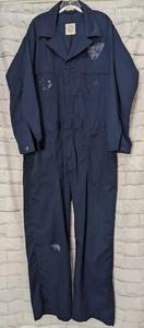 Blue Military Utility Coveralls Stock Number 8405-01-057-3496 Size 46R - Picture 1 of 13