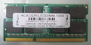 PNY 4GB DDR3 SODIMM 1333MHZ - Picture 1 of 4