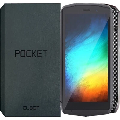 Cubot Pocket 4G/LTE Negro 64GB + 4GB Doble SIM Desbloqueado de fábrica GSM NUEVO Foto 1 de 4