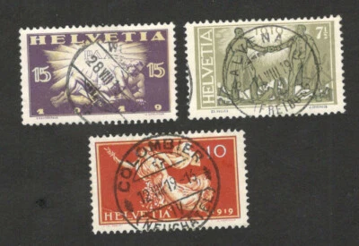 SUIZA - JUEGO DE USO - CELEBRACIÓN DE LA PAZ -1919. Foto 1 de 2