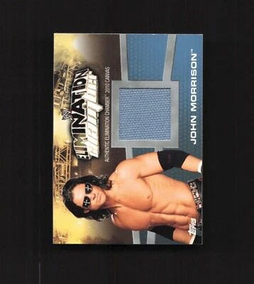 2010 Topps WWE Elimination Chamber Mat Relics #EC-16 John Morrison - Image 1 of 3