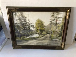 Best Antique Batwing Frame David Davidson White Mountains NH Landscape Photo - Picture 1 of 10