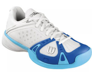 WILSON RUSH PRO womens tennis shoes sneakers - white/blue 6 Size