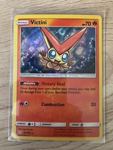 Victini 30/236 Holo Rare Pokemon Sun & Moon Cosmic Eclipse NM - Picture 1 of 1