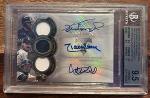 2019 Topps Triple Threads AUTO Griffey Jr. Randy Johnson Ichiro Suzuki/9 BGS 9.5 - Picture 1 of 3